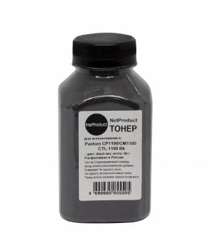 Тонер NetProduct для Pantum CP1100/CM1100 (CTL-1100), Bk, 80 г, банка
