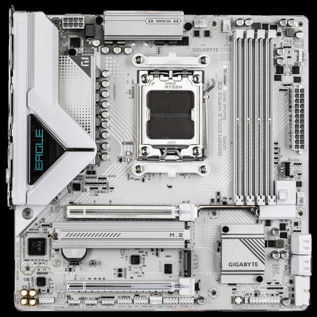 Материнская плата Gigabyte B850M EAGLE WIFI6E ICE — для бизнеса и офиса Материнская плата Gigabyte B850M EAGLE WIFI6E ICE — для бизнеса и офиса