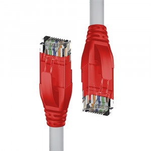 Кабель патч-корд U/UTP 5e кат. 0.5м 4PH 4PH-LNC5000 4PH-R90023 серый, 24 AWG, литой, ethernet high speed 1 Гбит/с, RJ45, T568B 4PH 4PH-R90023