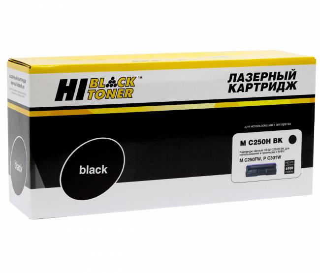 Картридж Hi-Black (HB-MC250H BK) для Ricoh MC250FW/PC301W, Bk, 6,9K — для бизнеса и офиса