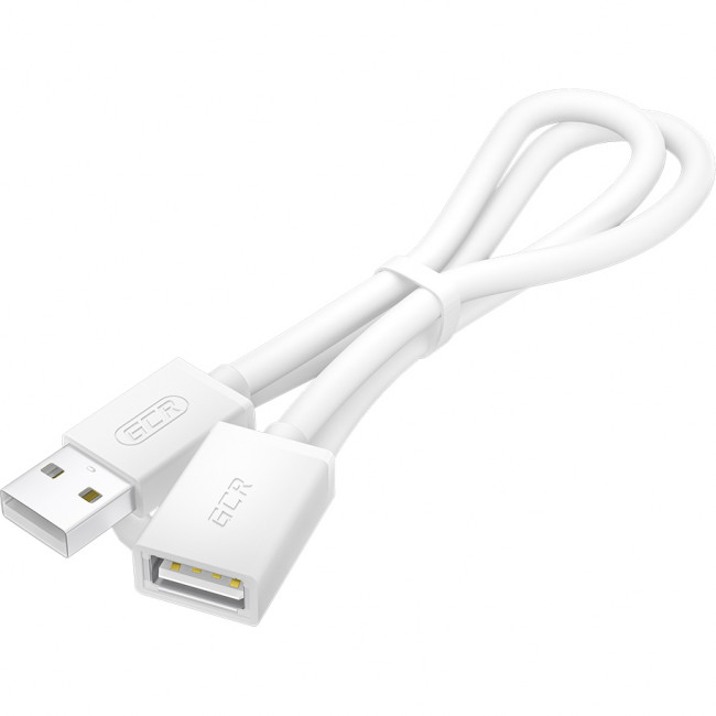 GCR Удлинитель 1.8m USB AM/AF, белый, GCR-51093 Удлинитель Greenconnect 1.8 м (GCR-51093)