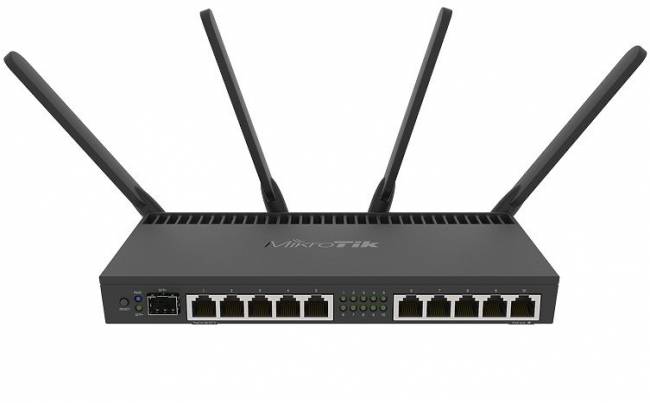 Точка доступа Mikrotik RB4011iGS+5HacQ2HnD- — для бизнеса и офиса