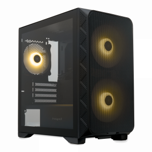 Корпус без блока питания HSPD M321-TGBK-ARGB