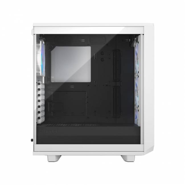 Корпус ПК без блока питания Корпус Design Meshify 2 Compact RGB TG Light Tint (FD-C-MES2C-08) — для бизнеса и офиса Корпус ПК без блока питания Корпус Design Meshify 2 Compact RGB TG Light Tint (FD-C-MES2C-08) — для бизнеса и офиса