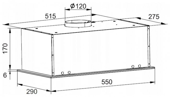 Вытяжка HANSA OMP6251BGWH