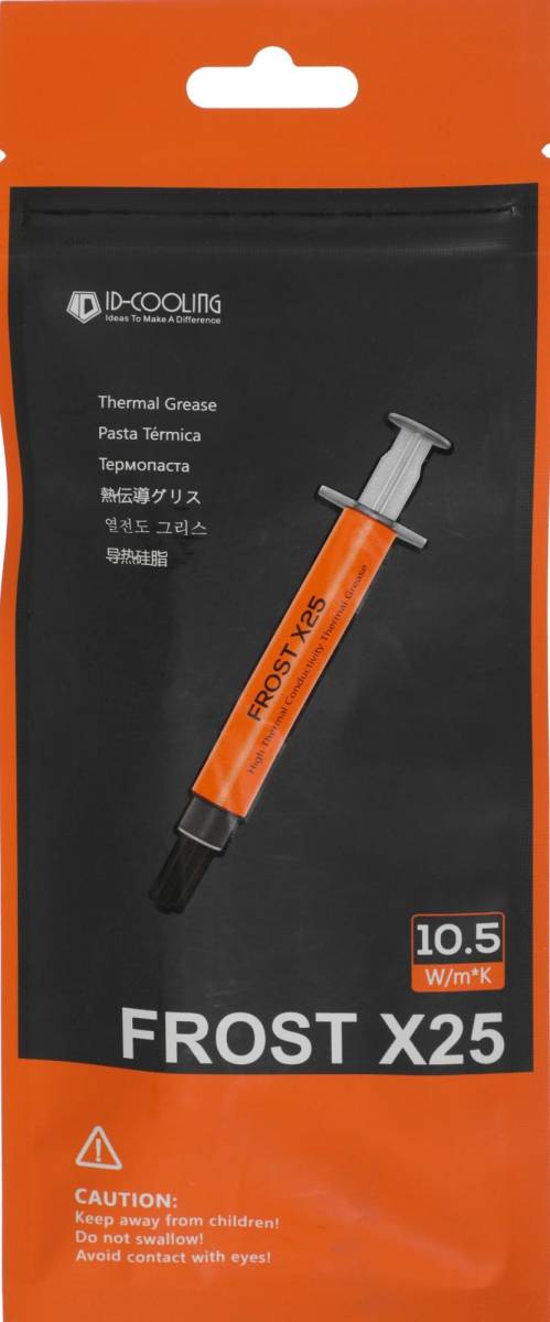 Термопаста ID-COOLING FROST X25 2G — для бизнеса и офиса
