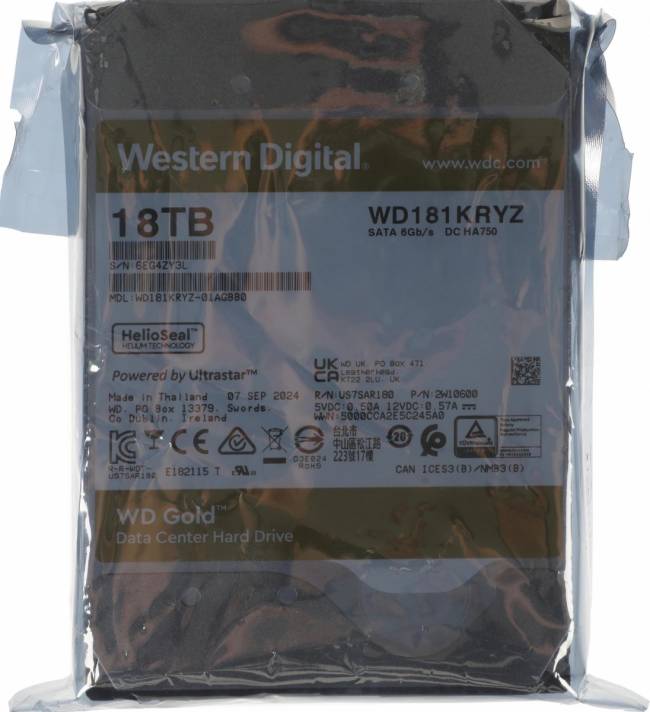 Жесткий диск WD WD181KRYZ — для бизнеса и офиса