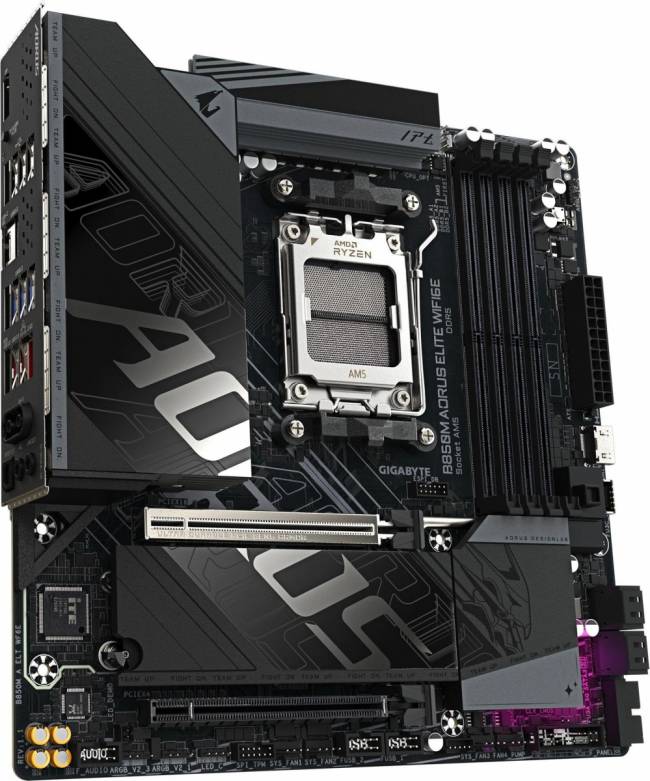 Материнская плата Gigabyte B850M AORUS ELITE WIFI6E — для бизнеса и офиса