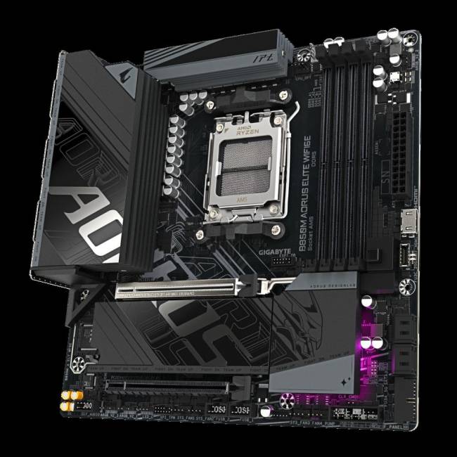 Материнская плата Gigabyte B850M AORUS ELITE WIFI6E — для бизнеса и офиса