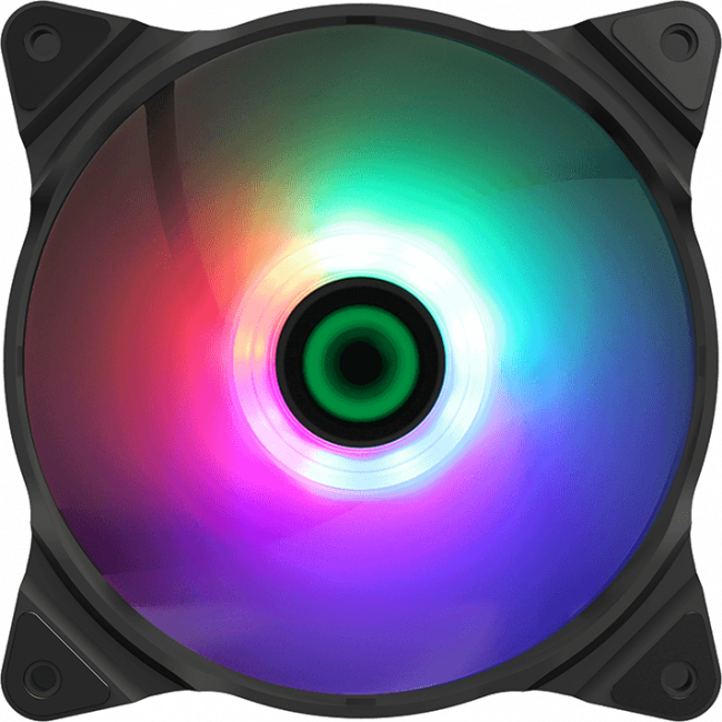 Кулер для корпуса ПК Gamemax FN-12Rainbow-C2