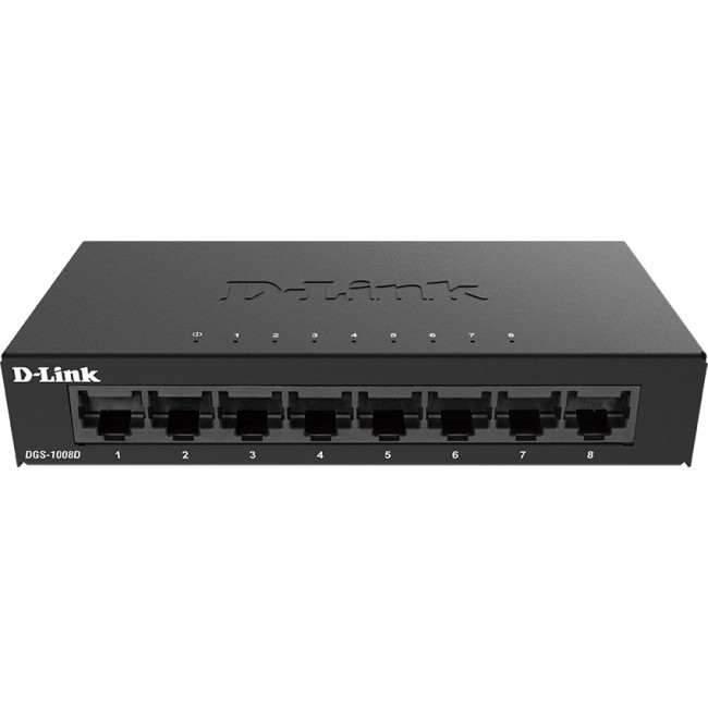 Коммутатор D-Link DGS-1008D/K2A — для бизнеса и офиса Коммутатор D-Link DGS-1008D/K2A — для бизнеса и офиса