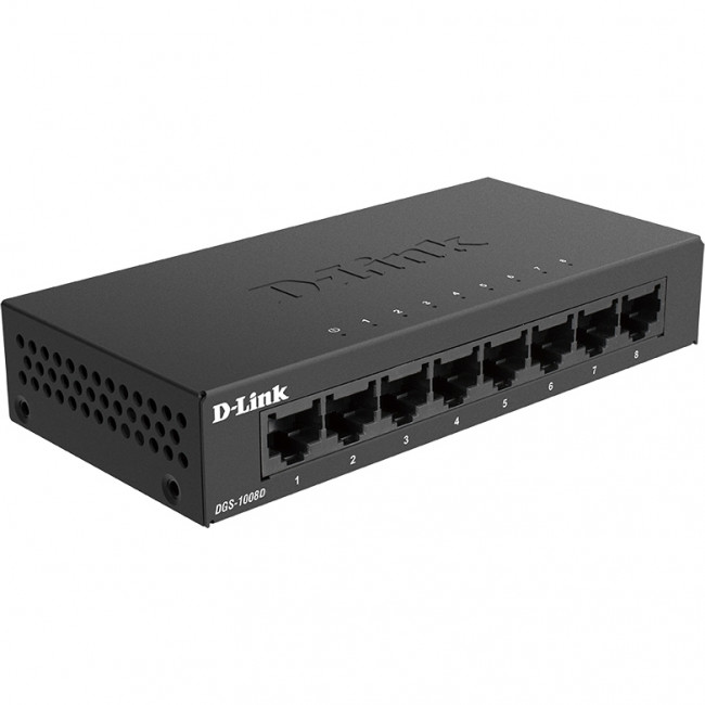Коммутатор D-Link DGS-1008D/K2A — для бизнеса и офиса Коммутатор D-Link DGS-1008D/K2A — для бизнеса и офиса