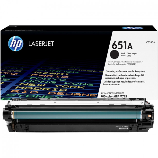 Тонер-картридж HP 651A Black Original LaserJet Toner Cartridge (CE340A)