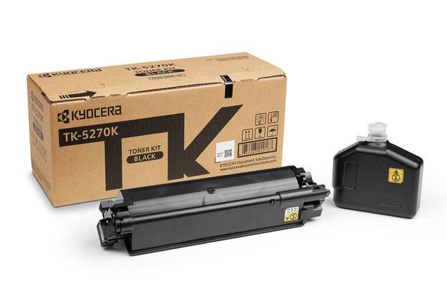 Тонер-картридж TK-5270K Kyocera P6230cdn/M6230cidn/M6630c, 8К (O) чёрный 1T02TV0NL0 — для бизнеса и офиса