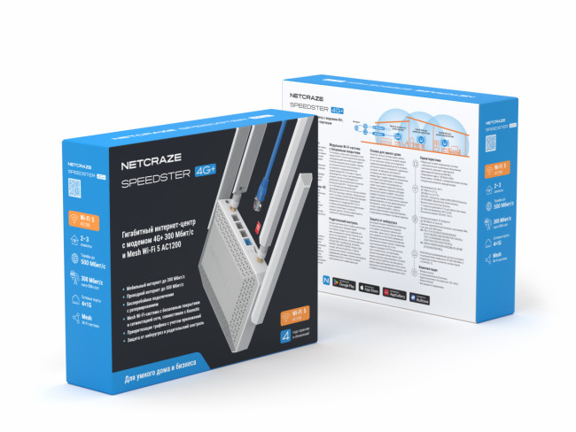 Маршрутизатор Netcraze Speedster 4G+ NC-2911 — для бизнеса и офиса