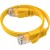 GCR Патч-корд PROF плоский прямой 3.0m, UTP медь кат.6, желтый, 30 AWG, ethernet high speed 10 Гбит/с, RJ45, T568B, GCR-52829 Greenconnect GCR-52829 — для бизнеса и офиса
