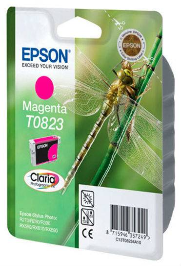 Картридж Epson Stylus R270/295/390/RX590/T50/TX800FW (O) T08234A/C13T11234A10, M — для бизнеса и офиса