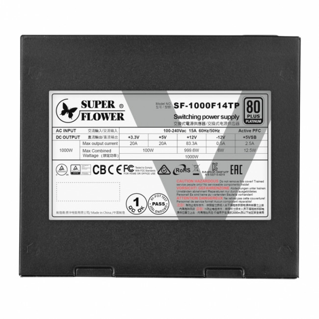 блок питания 1000 Ватт Super Flower Power Supply Leadex V Pro Platinum блок питания 1000 Ватт Super Flower Power Supply Leadex V Pro Platinum