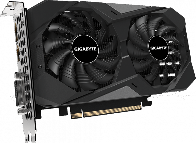 Видеокарта Gigabyte GeForce GTX 1650 D6 WINDFORCE OC 4G — для бизнеса и офиса Видеокарта Gigabyte GeForce GTX 1650 D6 WINDFORCE OC 4G — для бизнеса и офиса