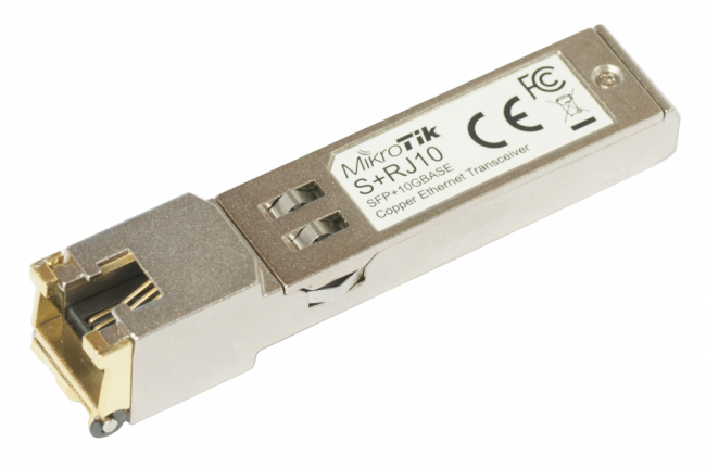 Трансивер Mikrotik S+RJ10 — для бизнеса и офиса Трансивер Mikrotik S+RJ10 — для бизнеса и офиса