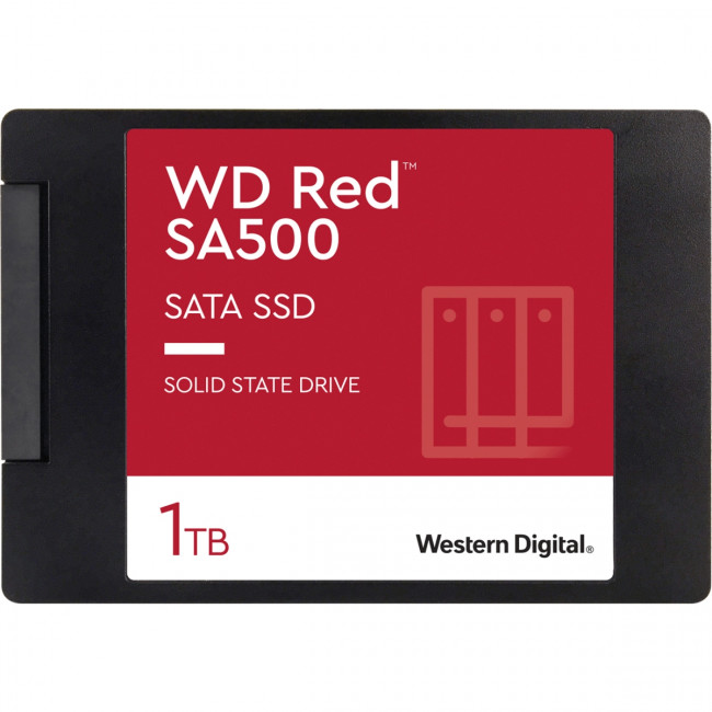 Твердотельные накопители WD Red SA500 1TB (WDS100T1R0A) — для бизнеса и офиса
