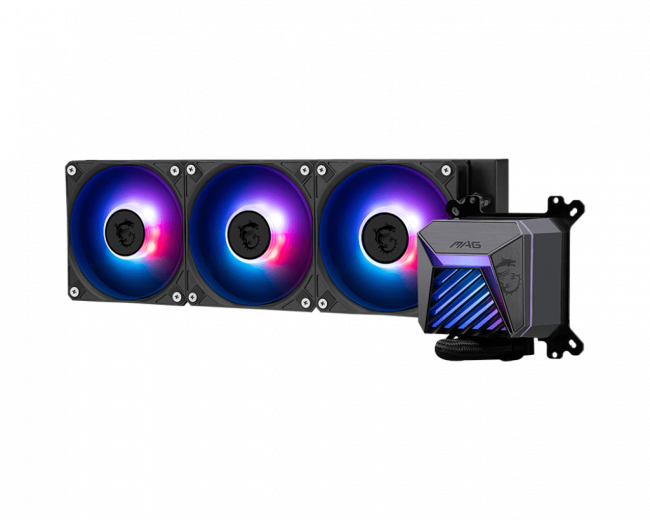 Система жидкостного охлаждения MSI MAG CORELIQUID A15 360 Black — для бизнеса и офиса