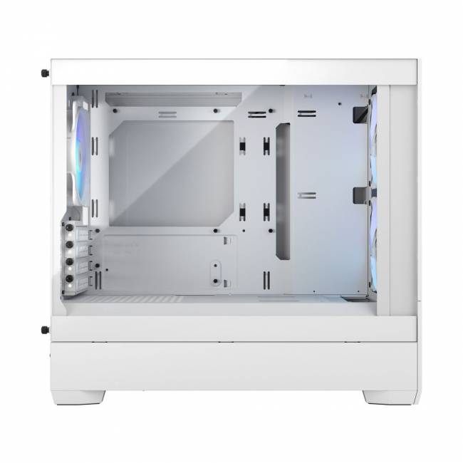 Корпус ПК без блока питания Корпус Design Pop Mini Air RGB TG Clear Tint (FD-C-POR1M-01) — для бизнеса и офиса Корпус ПК без блока питания Корпус Design Pop Mini Air RGB TG Clear Tint (FD-C-POR1M-01) — для бизнеса и офиса