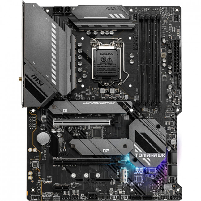 Материнская плата MSI MAG B560 TOMAHAWK WIFI — для бизнеса и офиса Материнская плата MSI MAG B560 TOMAHAWK WIFI — для бизнеса и офиса