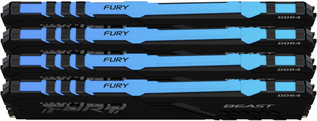 Память оперативная Kingston FURY Beast RGB KF436C17BBAK4/32