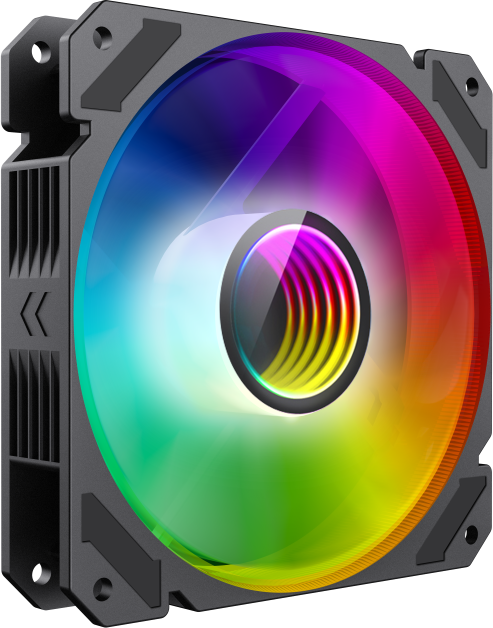 Кулер для корпуса ПК Gamemax FN-12Rainbow-C9-Infinity — для бизнеса и офиса