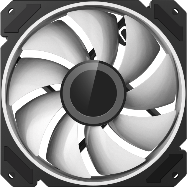 Кулер для корпуса ПК Gamemax FN-12Rainbow-C9-Infinity — для бизнеса и офиса