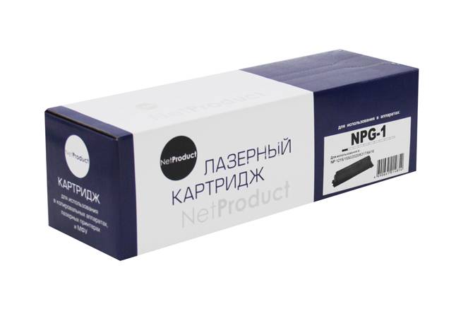 Тонер-картридж NetProduct (N-NPG-1) для Canon NP-1215/1550/2020/6317/6416, туба, 3,8K — для бизнеса и офиса