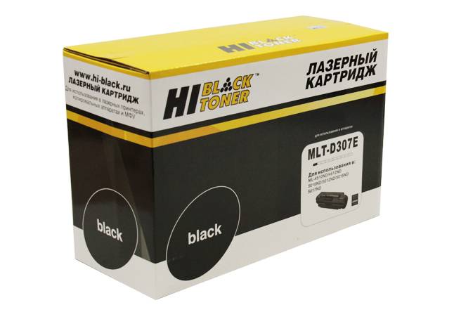 Тонер-картридж Hi-Black (HB-MLT-D307E) для Samsung ML-4510ND/5010ND/5015ND, Восстанов, 20K — для бизнеса и офиса