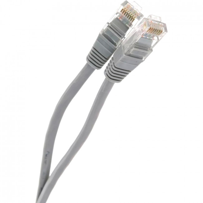 Патчкорд литой "Telecom" UTP кат.5е 30,0м серый VCOM NA102--30M Патчкорд литой "Telecom" UTP кат.5е 30,0м серый VCOM NA102--30M