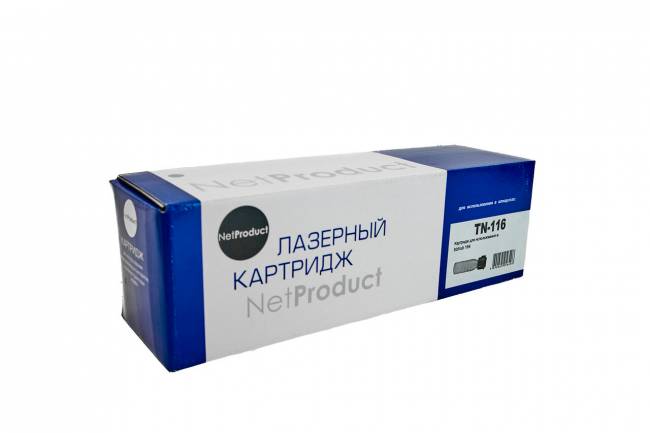 Тонер-картридж NetProduct (N-TN-116/TN-118) для Konica Minolta Bizhub 164/165/184/185, 11K — для бизнеса и офиса