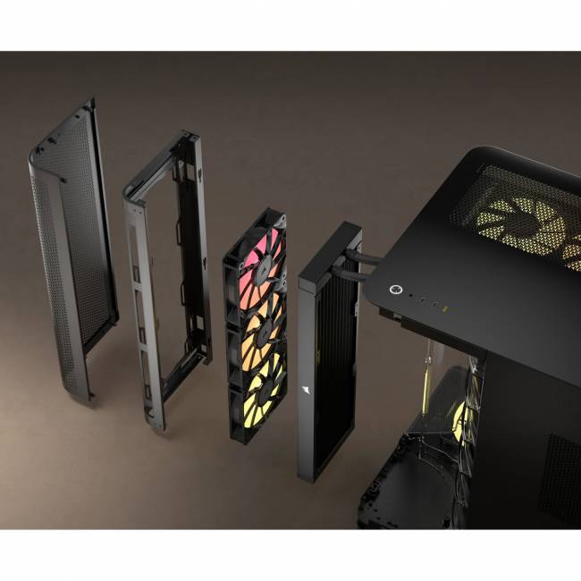 Корпус без блока питания Corsair CC-9011318-WW — для бизнеса и офиса