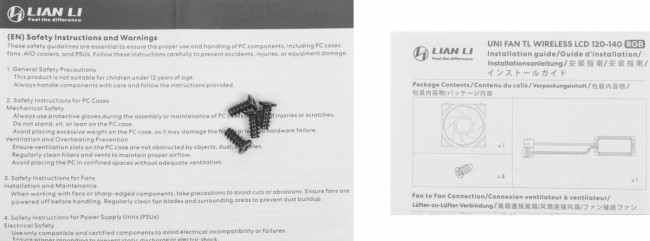 Вентилятор для корпуса Lian-Li G99.12RTLLCD1W1W.R0 — для бизнеса и офиса