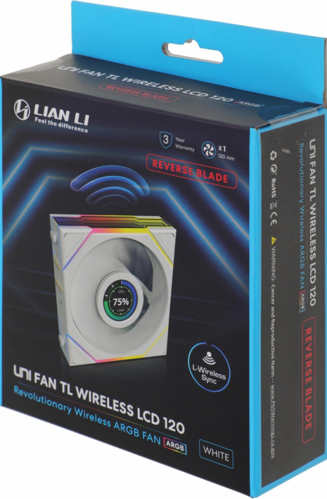 Вентилятор для корпуса Lian-Li G99.12RTLLCD1W1W.R0 — для бизнеса и офиса