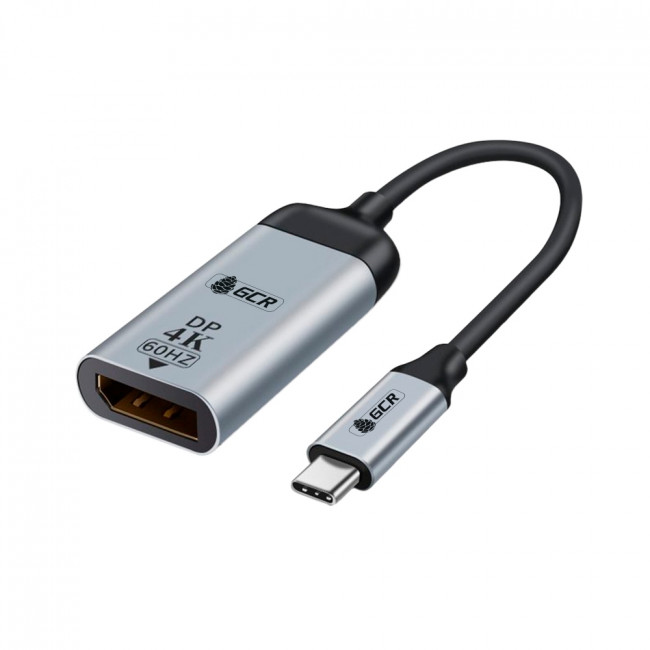 GCR Адаптер-переходник USB Type C > DisplayPort 1.4 8K, M/F, GCR-53395 Greenconnect GCR-53395 — для бизнеса и офиса