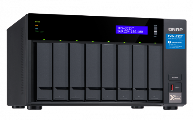 Сетевое хранилище без дисков QNAP TVS-872XT (TVS-872XT-i5-16G) — для бизнеса и офиса