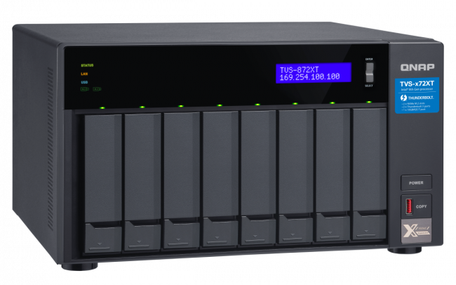 Сетевое хранилище без дисков QNAP TVS-872XT (TVS-872XT-i5-16G) — для бизнеса и офиса