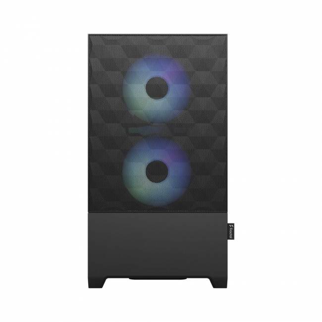 Корпус ПК без блока питания Корпус Design Pop Mini Air RGB TG Clear Tint (FD-C-POR1M-06) — для бизнеса и офиса Корпус ПК без блока питания Корпус Design Pop Mini Air RGB TG Clear Tint (FD-C-POR1M-06) — для бизнеса и офиса