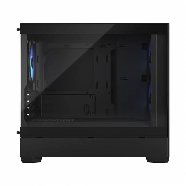 Корпус ПК без блока питания Корпус Design Pop Mini Air RGB TG Clear Tint (FD-C-POR1M-06) — для бизнеса и офиса Корпус ПК без блока питания Корпус Design Pop Mini Air RGB TG Clear Tint (FD-C-POR1M-06) — для бизнеса и офиса