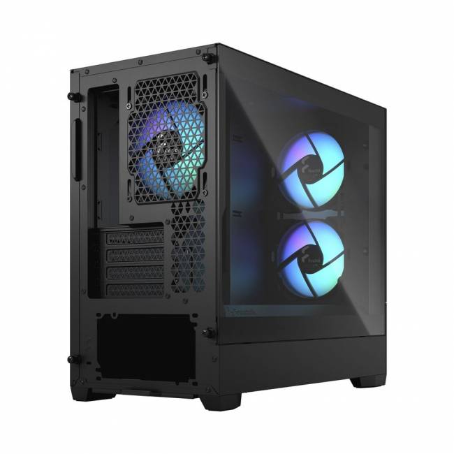 Корпус ПК без блока питания Корпус Design Pop Mini Air RGB TG Clear Tint (FD-C-POR1M-06) — для бизнеса и офиса Корпус ПК без блока питания Корпус Design Pop Mini Air RGB TG Clear Tint (FD-C-POR1M-06) — для бизнеса и офиса