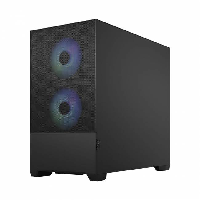 Корпус ПК без блока питания Корпус Design Pop Mini Air RGB TG Clear Tint (FD-C-POR1M-06) — для бизнеса и офиса Корпус ПК без блока питания Корпус Design Pop Mini Air RGB TG Clear Tint (FD-C-POR1M-06) — для бизнеса и офиса