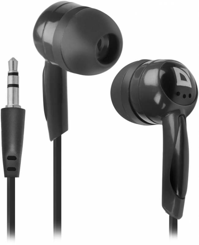Defender Наушники вставки Basic 604 черный Defender Basic 604