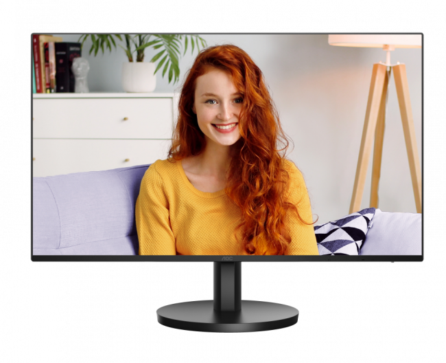 Монитор AOC 27B3CF2 27'', 1920x1080, IPS, 100hz, 20M:1, 250cd, 1ms, HDMI 1.4, 2xUSB 3.2, Type-C 65W, Speakers, H. adj 100mm, VESA, 3Y, Black AOC 27B3CF2 — для бизнеса и офиса