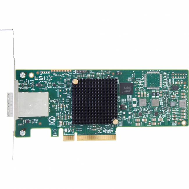 Контроллер Broadcom SAS 9300-8e SGL (H5-25460-001) — для бизнеса и офиса