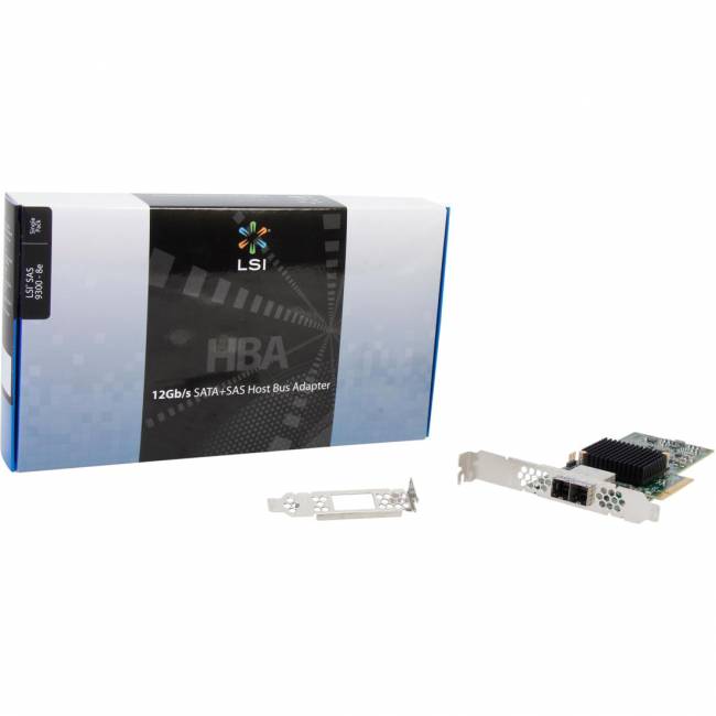 Контроллер Broadcom SAS 9300-8e SGL (H5-25460-001) — для бизнеса и офиса