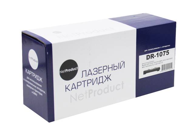 Драм-юнит NetProduct (N-DR-1075) для Brother HL-1010R/1112R/DCP-1510R/1512R/MFC-1810R, 10K — для бизнеса и офиса